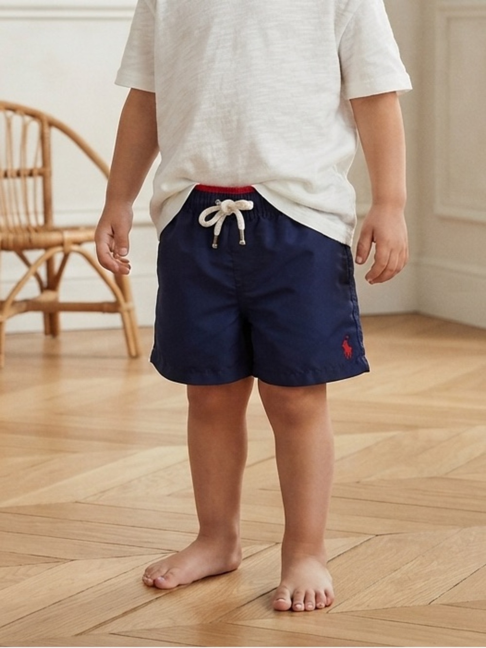 Ralph Lauren Baby Boys Navy Blue Swim Trunks